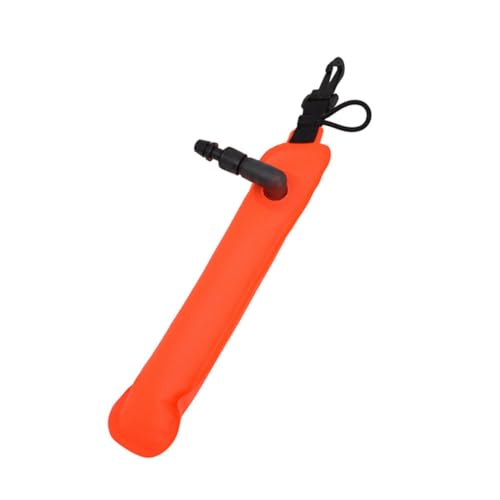 Ficher Scuba Diving Mini Diving SMB Anhänger Aufblasbare Sicherheitswurst Signalröhre Oberflächenboje für Tauchbegeisterte Orange von Ficher