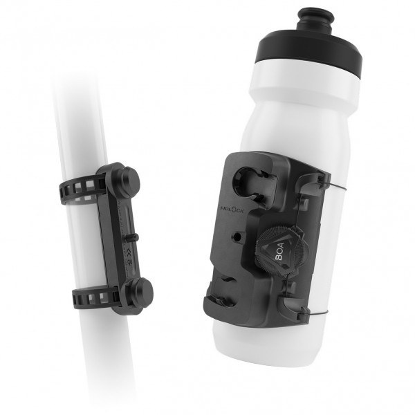 Fidlock - Twist Uni Connector + Uni Base - Fahrrad Trinkflasche grau von Fidlock