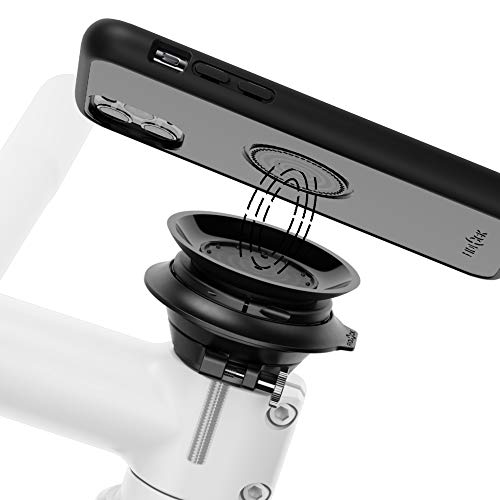 Fidlock Vacuum Set Lenkervorbau Handyhalterung mit Hülle kompatibel mit iPhone 8 / iPhone SE 2 mit Magnet Handyhalterung Fahrrad Handyhalterung Fahrrad Magnet MTB Handyhalterung von Fidlock