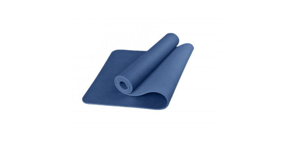 Fidusport Yogamatte TPE Gymnastikmatte Fitnessmatte Turnmatte Yoga Matte 183x61cx0,6cm, PVC- und/oder NBR- Material,Einfach zum tragen von Fidusport
