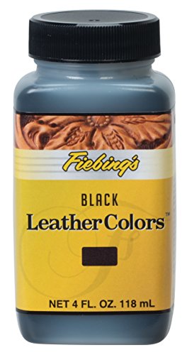 Fiebings Leathercolors 118 ml, Schwarz von Fiebing's
