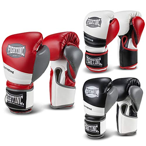 Fightinc. Boxhandschuhe Extreme rot/weiß (601) 10 Oz von Fightinc.