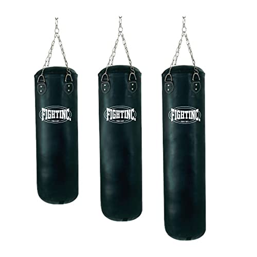 Fightinc. Boxsack Classic 80, 100, 120, 150, 180 cm - GEFÜLLT Sandsack Boxen Training Kickboxen (80) von Fightinc.