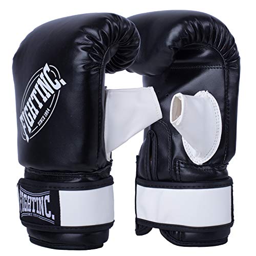 Fightinc. Boxsackhandschuhe Fighter - Sandsackhandschuhe Gerätehandschuhe Boxsackhandschuhe Ballhandschuhe schwarz (001) S/M von Fightinc.