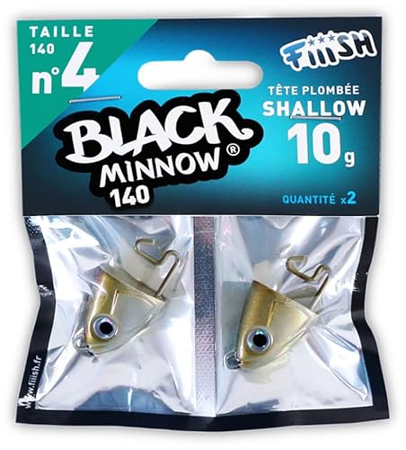 Fiiish Tete Plombee Shallow Black Minnow No.4-10g - Kaki - BM342 von Fiiish