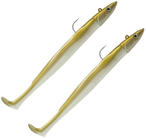 Fiiish Double Combo Off Shore Crazy Paddle Tail No.2-12cm - 15g - Or - CPT6004 von Fiiish