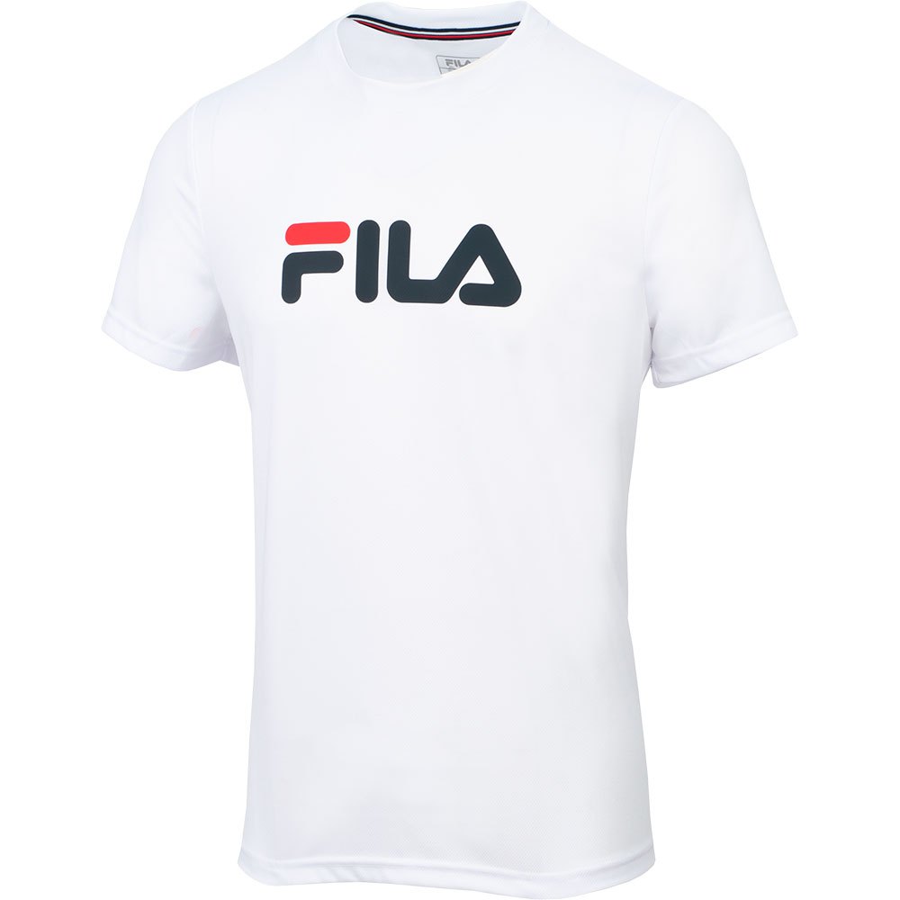 Fila Sport Logo Short Sleeve T-shirt Weiß XL Mann von Fila Sport