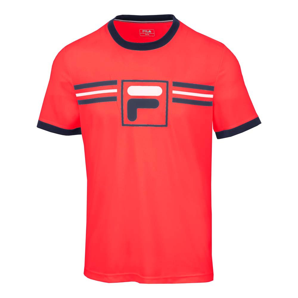 Fila Sport Oscar Short Sleeve T-shirt Rot L Mann von Fila Sport