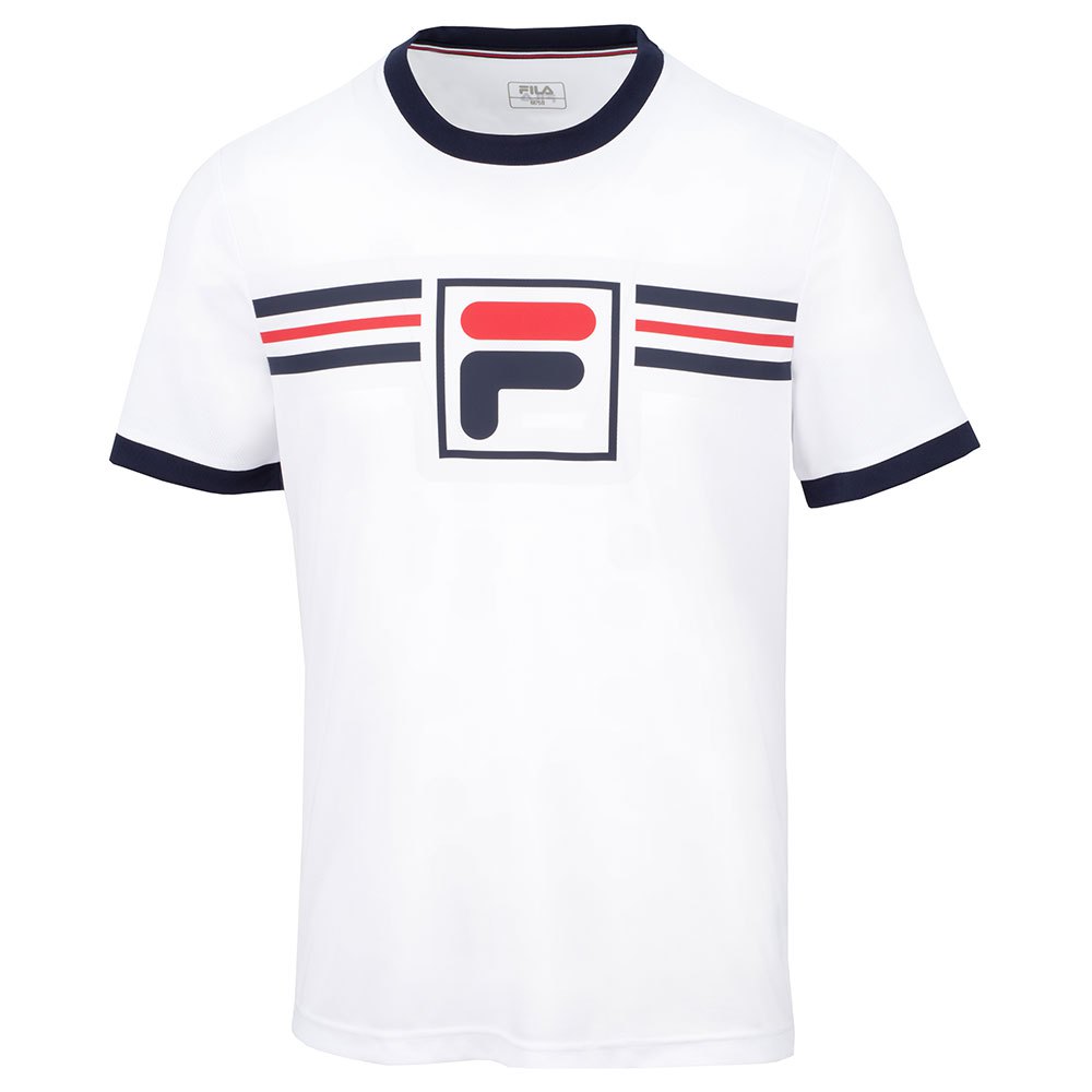 Fila Sport Oscar Short Sleeve T-shirt Weiß S Mann von Fila Sport