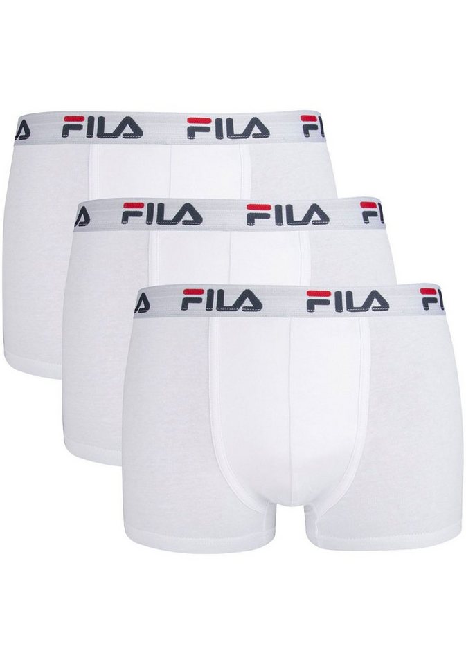 Fila Boxershorts (Packung, 3-St) mit elastischem Logobund von Fila