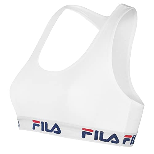 FILA Damen fu6042 dames Bh, Weiß, S EU von FILA