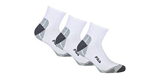 Fila F1615, Socken Uni, weiß, 39/42 von FILA