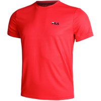 Fila Logo Small T-Shirt Herren in rot, Größe: M von Fila