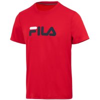Fila Logo T-Shirt Herren in rot, Größe: M von Fila