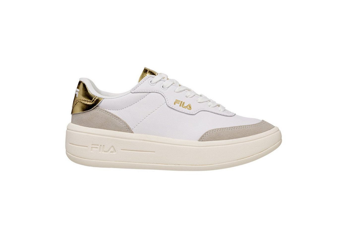 Fila Premium F Wmn Sneaker mit goldenen Details an Ferse und Zunge von Fila
