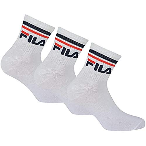 Fila F9398, Socken Uni, weiß, 35/38 von FILA
