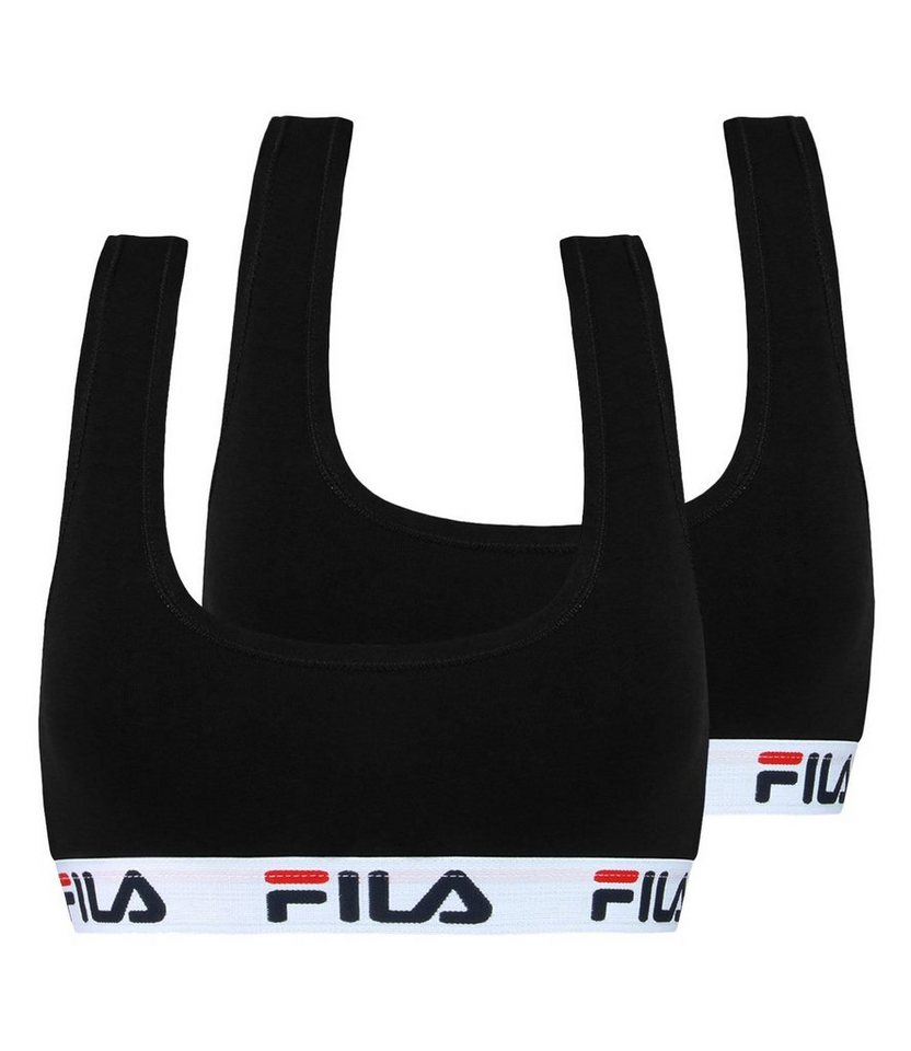Fila Sport-Bustier Woman Bra (2-tlg., 2er) mit weichem Webgummibund von Fila