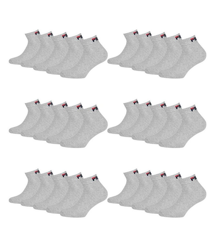 Fila Sportsocken »Quarter Socken« (15-Paar) mit weichem Rippbündchen von Fila