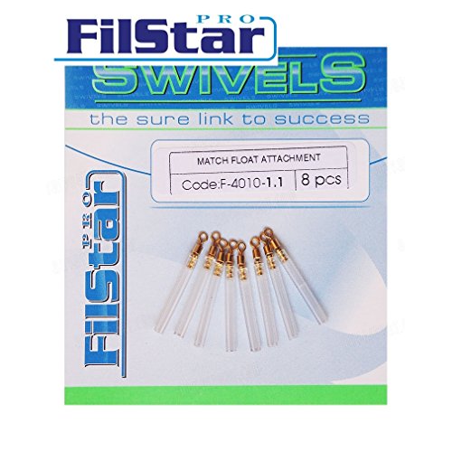 Filstar 8 x Team F-4010 Posen- Matchposen- Adapter Ø-Schlauch von 0,8-1,5mm erhältlich (1,1mm) von Filstar