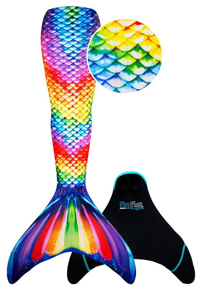 Fin Fun Monoflosse Fin Fun Rainbow Reef, für Erwachsene von Fin Fun