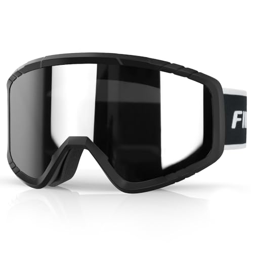 Findway Kinder Skibrille, Snowboard Brille für Brillenträger, OTG, UV-Schutz Kompatibler Helm, Anti Fog Kinderskibrille Ski Goggles für Skifahren/Skaten/Schneemobil, Für Junior Teenager 3~14 Jahre von Findway