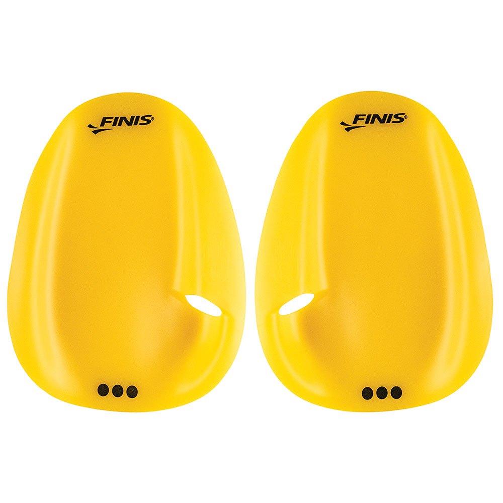 Finis Agility Floating Swimming Paddles Gelb L von Finis