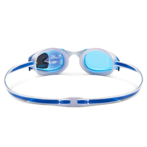 FINIS Smart Goggle Kit – Schwimmbrille und Smart Coach für Schwimmtrainingsgeräte – Schwimmbrille für Erwachsene und Fitness-Tracker für Damen und Herren – Blau von Finis