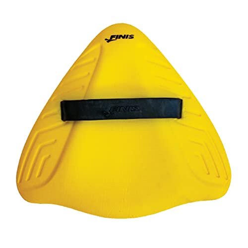 FINIS Alignment Kickboard - Schwimmbrett für Erwachsene für das Schwimmtraining - Schwimmausrüstung zur Verbesserung der richtigen Technik - Schwimmbadzubehör für das Training - Yellow von Finis