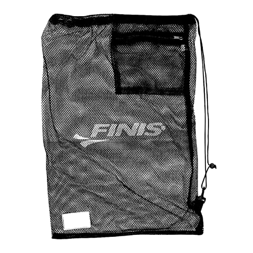 Finis Unisex-Adult Mesh Gear Bag Back Pack, Schwarz, Pro von Finis