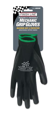 Finish Line Handschuhe-4500214 Handschuhe, Schwarz, L/XL (2er Pack) von Finish Line