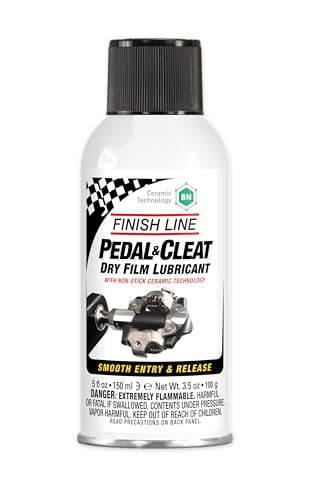 Finish Line Unisex – Erwachsene Pedal & Cleat Schmiermittel, weiß, 150 ml von Finish Line