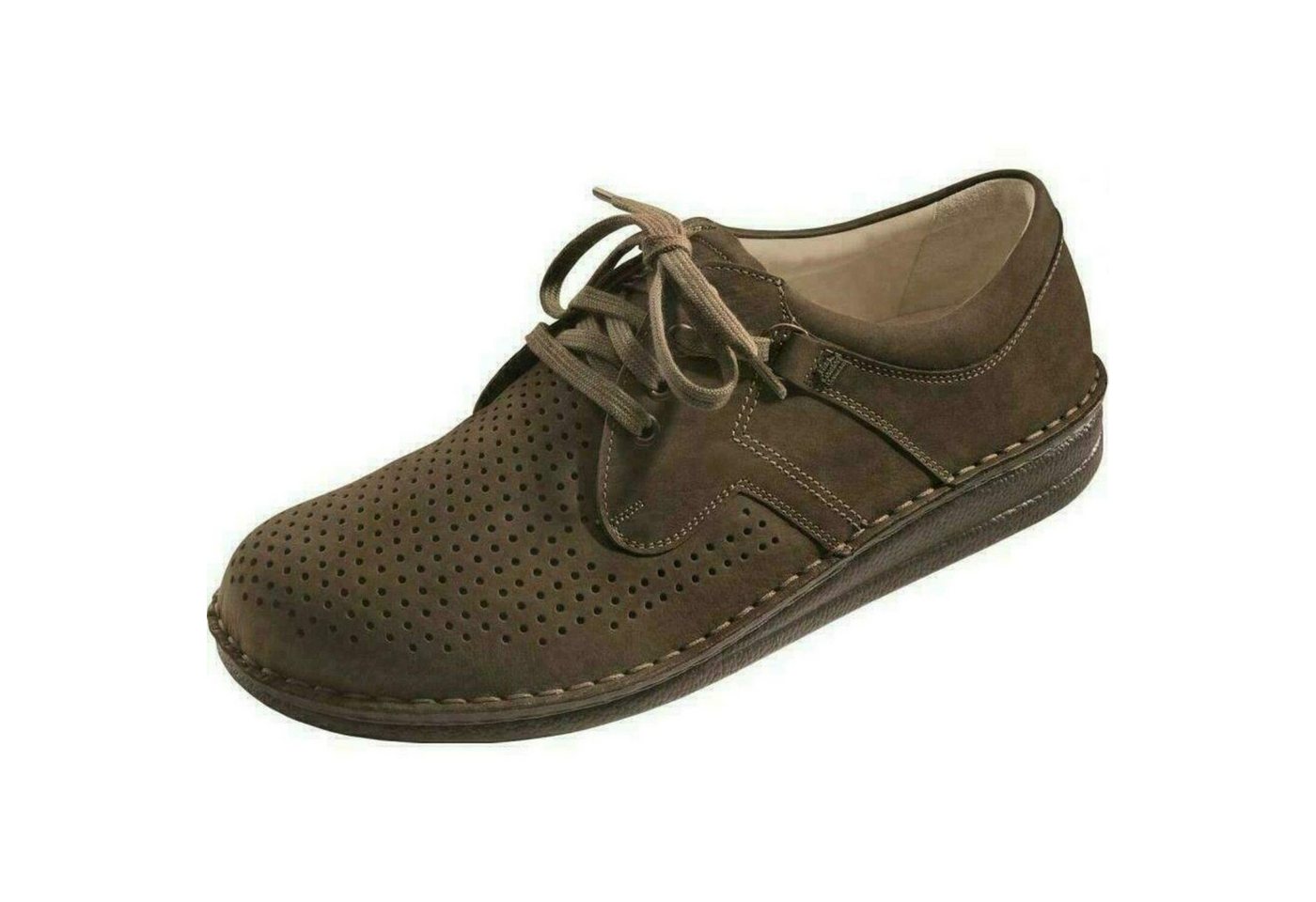 Finn Comfort Freizeit Schnürer für Herren in hellbraun Sneaker (keine Angabe, 1-tlg., keine Angabe) von Finn Comfort