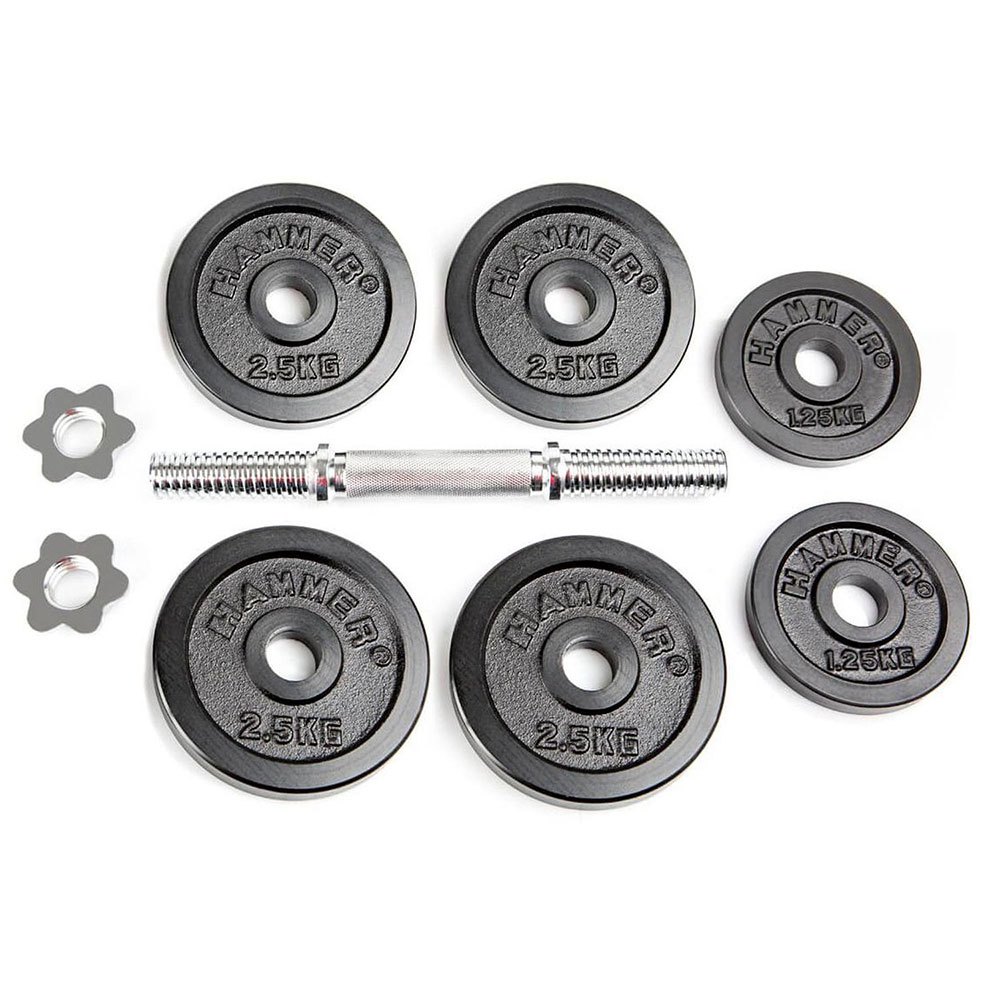 Finnlo 15kg Dumbbell Set Silber 15 kg von Finnlo