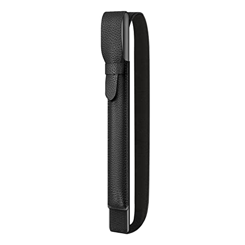 Fintie Stifthalter, kompatibel mit Remarkable 2, Stylus-Tasche, PU-Leder, tragbar, elastisch, für Remarkable 2/BOOX/Scribe Stylus-Stift, Schwarz von Fintie