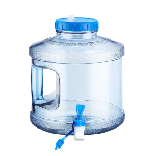 Fiorky 7,5 l tragbarer Wasserbehälter, Multifunktions-Wasserspeicherträger, große Kapazität, Wasserspeicherbehälter mit Wasserhahn für Wanderungen, selbstfahrende Touren (blau) von Fiorky