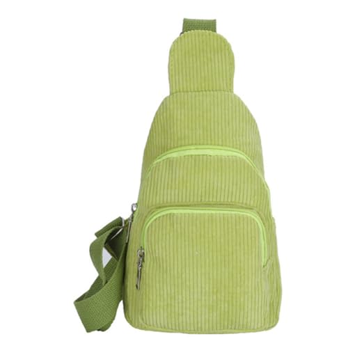 Fiorky Cord-Münzen-Hüfttasche, Verstellbarer Riemen, Street-Style, leicht, Damen-Nylon-Hüfttasche, Sport, Alltag, Paar-Taschen (grün) von Fiorky
