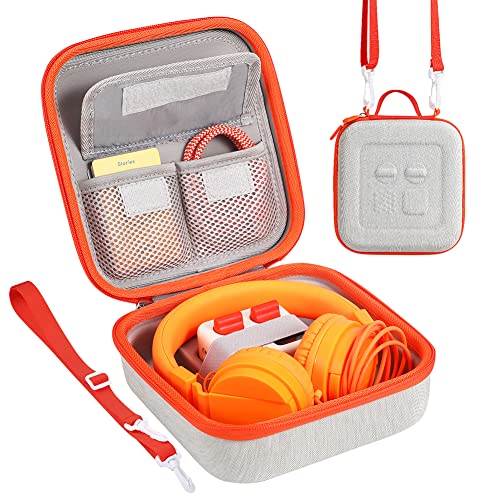 Fiorky Reisetasche kompatibel mit Yoto Mini, Kinder-Tragetasche, kompatibel mit Yoto Mini Player, Zubehör-Halter-Tasche für Kinder-Kopfhörer, für Yoto Kartenetui mit verstellbarem von Fiorky