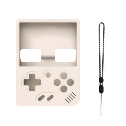 Fiorky Silikon-Schutzhülle, stoßfeste Spielekonsolen-Abdeckung, Kratzfest, rutschfest, mit Umhängeband for MIYOO Mini Plus Handheld-Spielekonsole von Fiorky