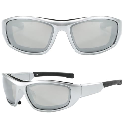 Fiorky Sportbrille, Sonnenbrille for Damen und Herren, Fahrradbrille, Anti-UV-Fahrradbrille, Ski-Sonnenbrille, schnelle Brille, bunte Fahrradbrille, Outdoor-Aktivitäten Sonnenbrille von Fiorky