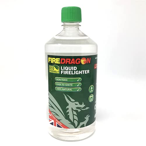 Fire Dragon Bio-Ethanol-Feuerzeug, flüssig, klar, 1 Liter von Fire Dragon
