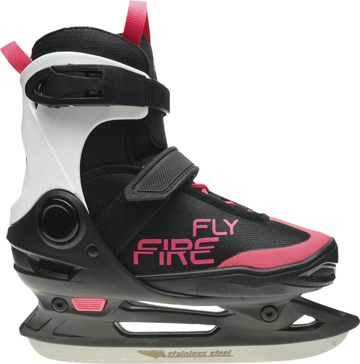 Firefly Alpha Soft Girl III verstellbarer Schlittschuh (Größe: 29.0 - 32.0, 901 black/white/pink) von Firefly