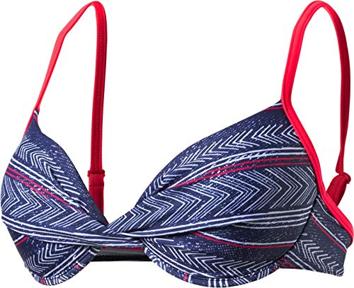 FIREFLY Damen Cim Bikini Oberteil, AOP Denim, 36C von FIREFLY