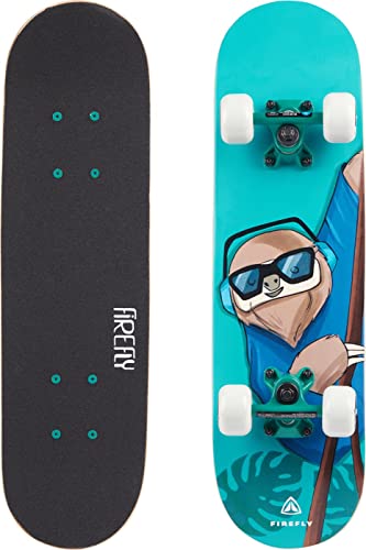 Firefly Unisex – Erwachsene SKB 105 Skateboard, Turquoise/Green Dark, Einheitsgröße von FIREFLY