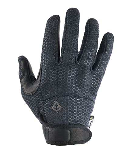 First Tactical Slash & Flash Hard Knuckle Glove, Schwarz, M von First Tactical