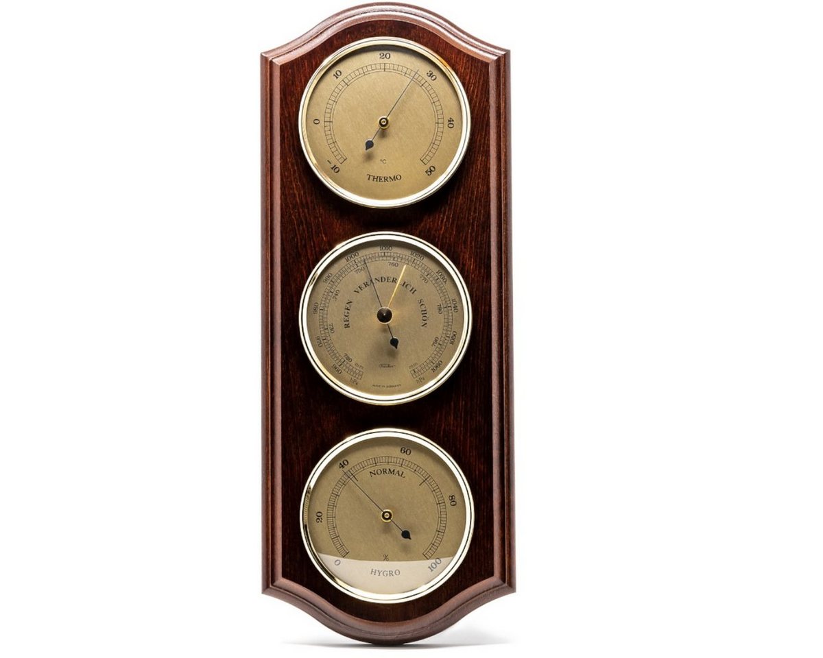Fischer Barometer Wetterstation mahagonifarben, Innen Innenwetterstation Fischer Barometer Wetterstation mahagonifarben, Innen Innenwetterstation von Fischer Barometer