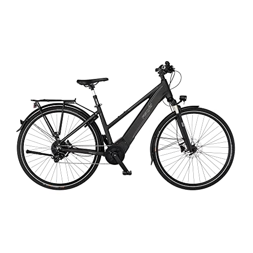 Fischer E-Bike Trekking, VIATOR 6.0i Elektrofahrrad für Damen, RH 49 cm, Mittelmotor 90 Nm, 36 V Akku im Rahmen, Graphit metallic matt, 28 Zoll von Fischer