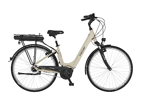 FISCHER E-Bike City CITA 1.8, Elektrofahrrad für Damen und Herren, RH 44 cm, Mittelmotor 65 Nm, 36 V Akku von Fischer