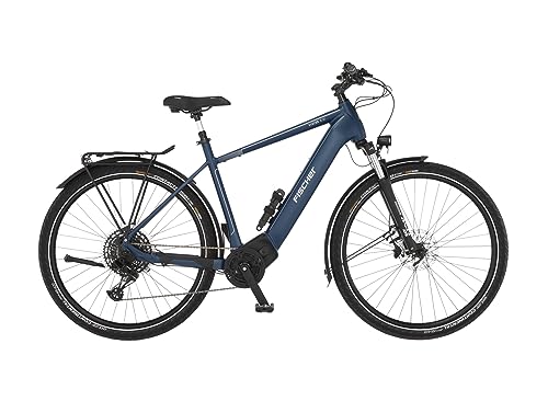 FISCHER E-Bike Trekking VIATOR 8.0i, Elektrofahrrad für Damen und Herren, RH 55 cm, Mittelmotor 90 Nm, 36 V Akku von Fischer