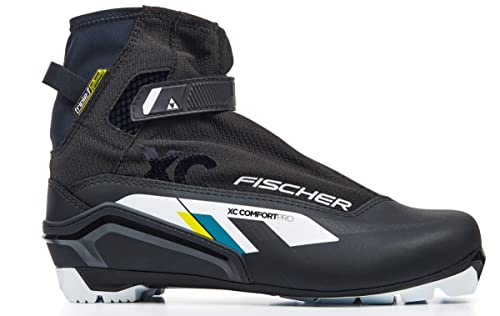 FISCHER Unisex – Erwachsene XC Comfort PRO Black Yellow Langlaufschuh, 44 von Fischer