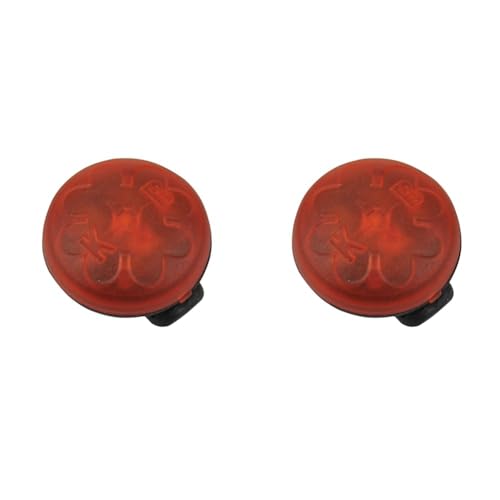 Fischer 85467 Erwachsene LED Blink- und Sicherheitslicht, rot, One Size (Packung mit 2) von Fischer